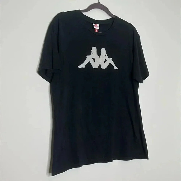 Kappa like no other logo T-shirt in black - Picture 3 of 9